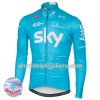 Maillot Cyclisme 2017 Team Sky Hiver Thermal Fleece N002